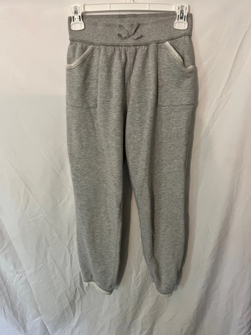 Nautica Sensory Friendly Cozy Light Gray Jogger Sweatpants